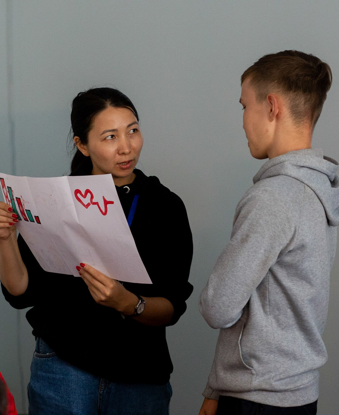 Oasis Foundation staff supporting care leavers and vulnerable youth in Kyrgyzstan